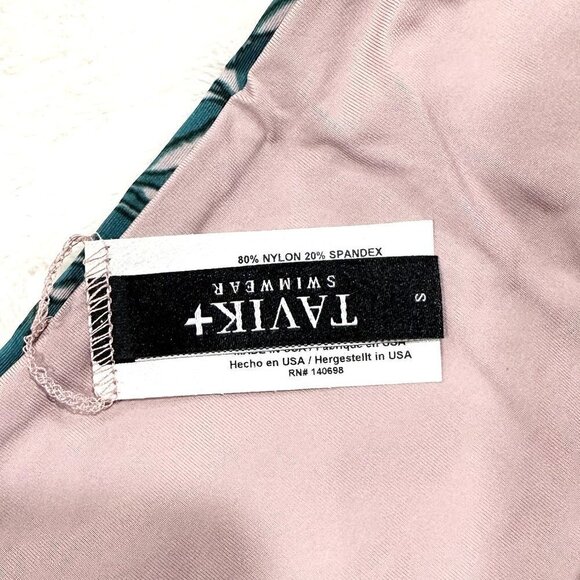 NWT Tavik Ali Moderate Swim Bottom Wild Flower Print in Storm Green - Small - Picture 3 of 8